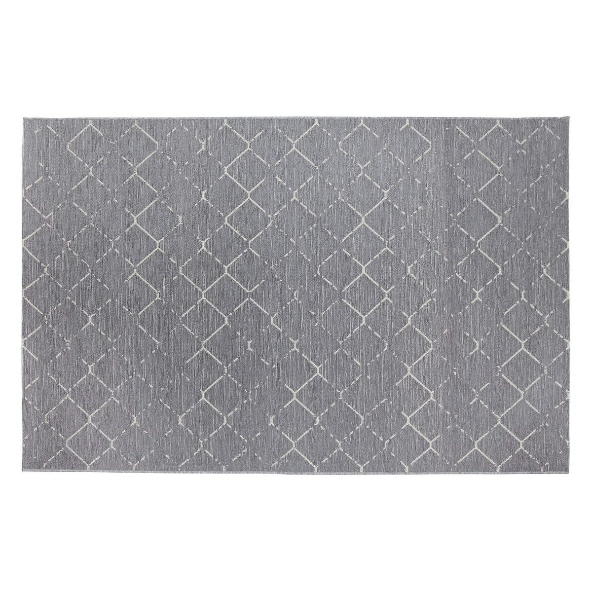 BRONX - Tapis polypropylène gris foncé 200 x 290 cm