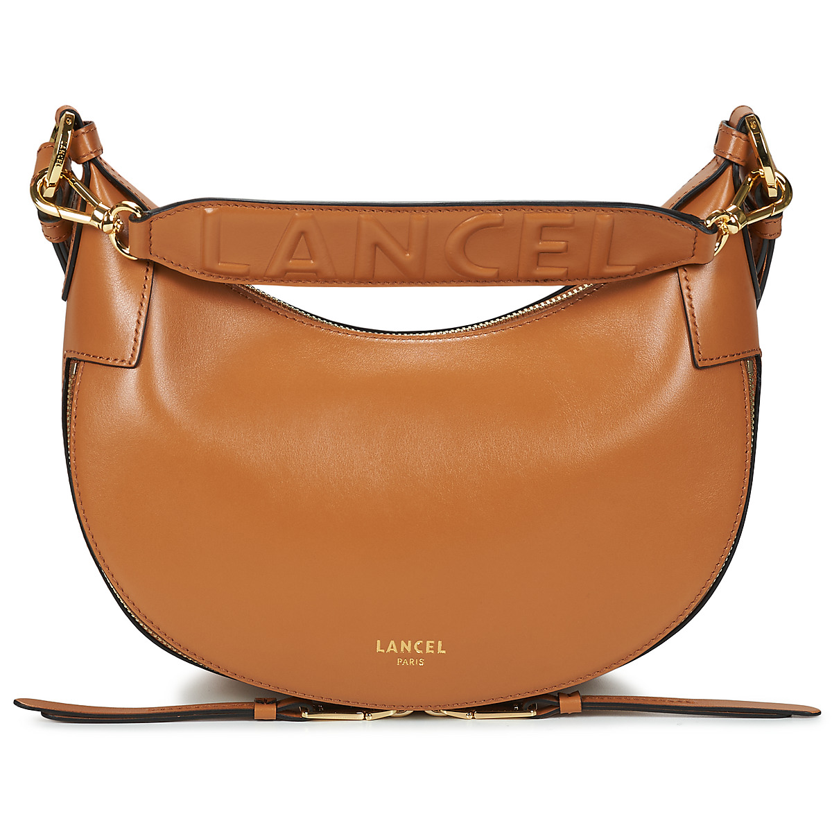 Lancel - ORIGAMI DE LANCEL S ZIP HOBO - Camel