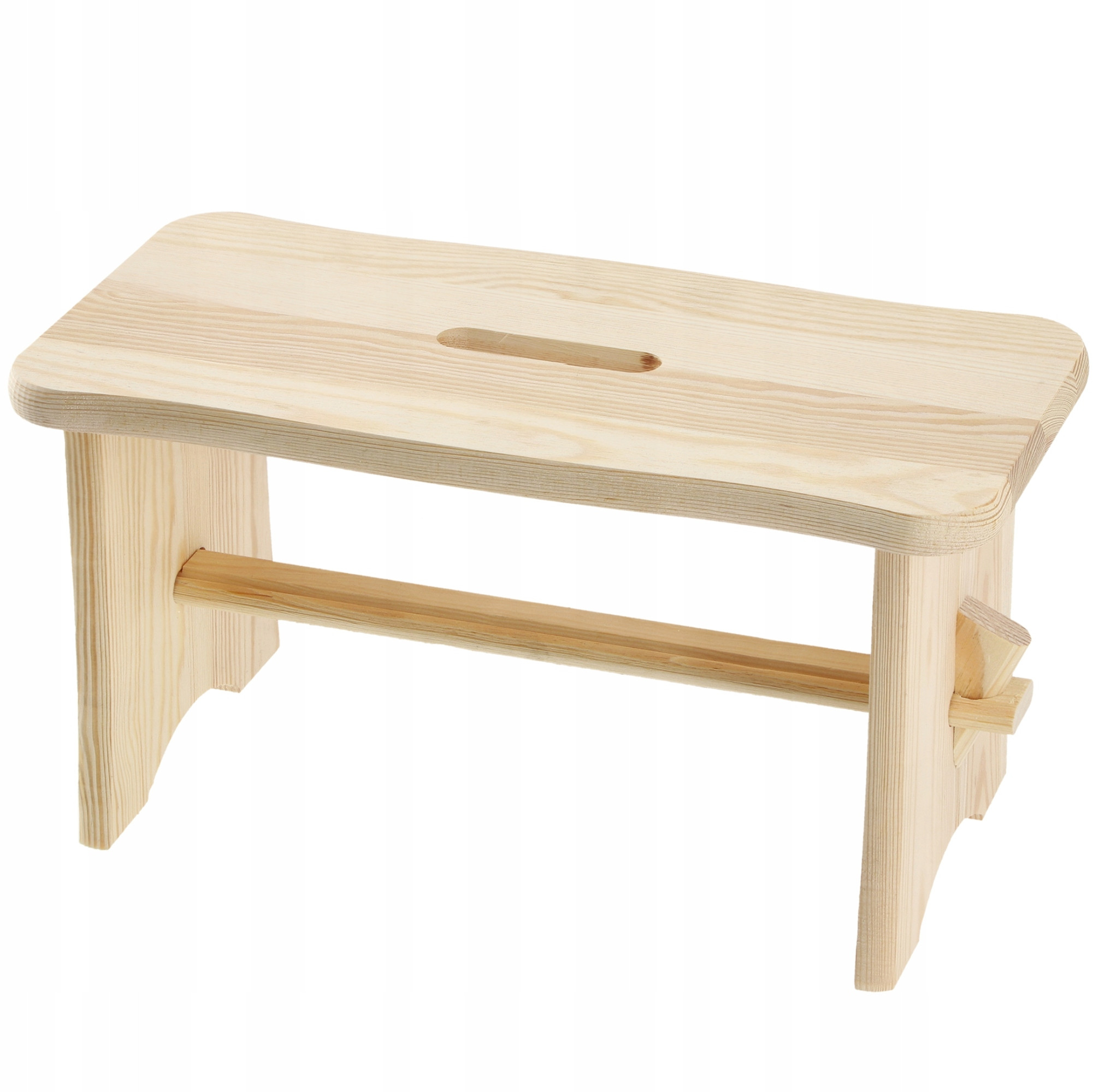 Taboret Drewniany Kuchenny Stołek Solidny Podest