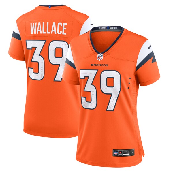 Levi Wallace Denver Broncos Nike Women's Team Game Jersey -  Orange