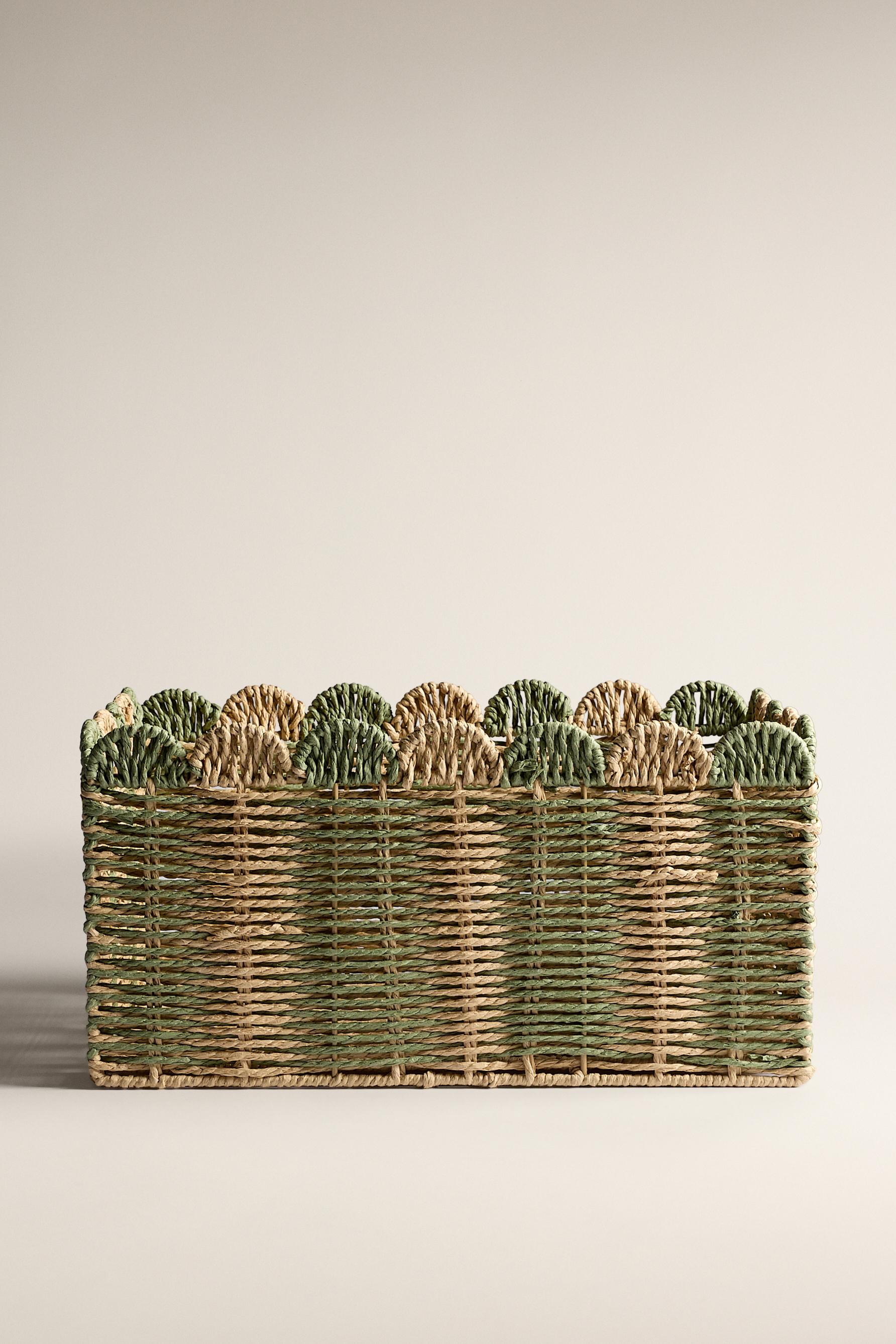 Cesta grande ondas rayas