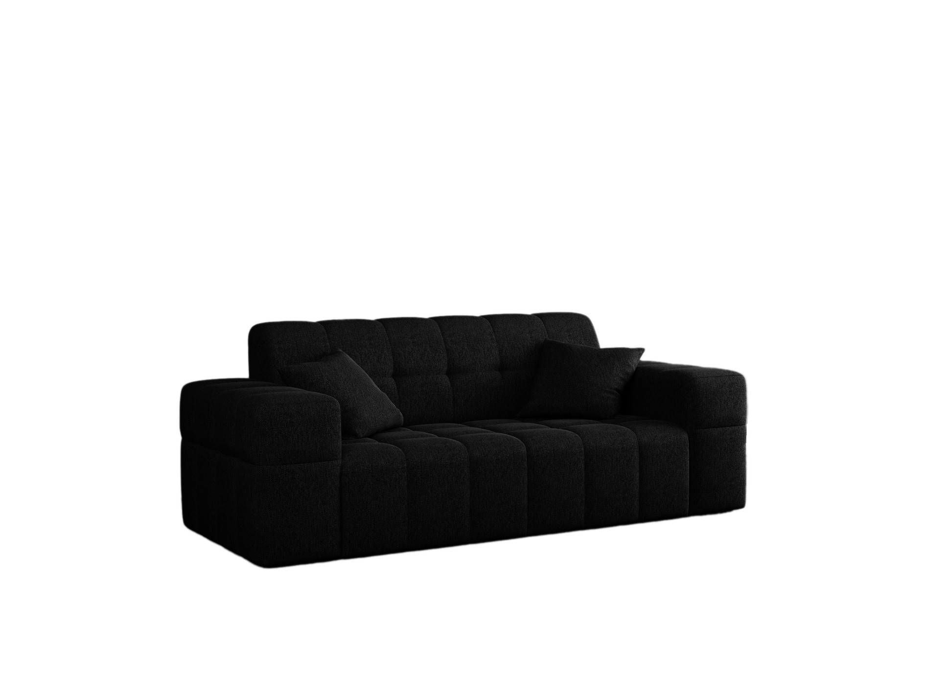 Sofa dwuosobowa NIMES, tkanina Verita, wiele kolorów Czarny