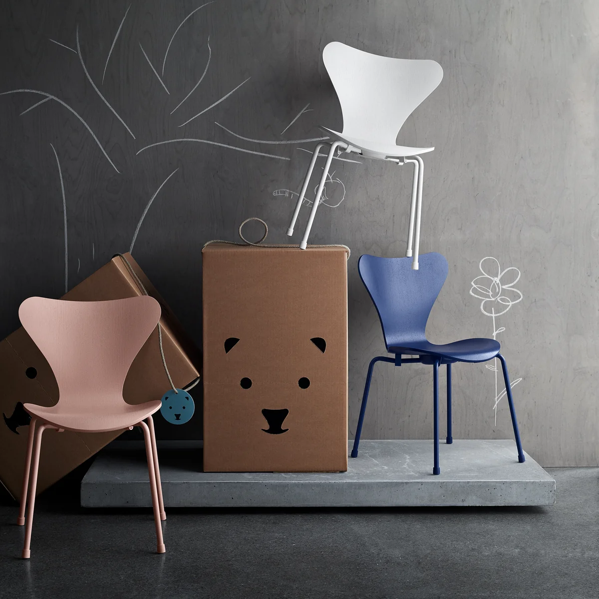 Fritz Hansen - Serie 7 Kinderstuhl