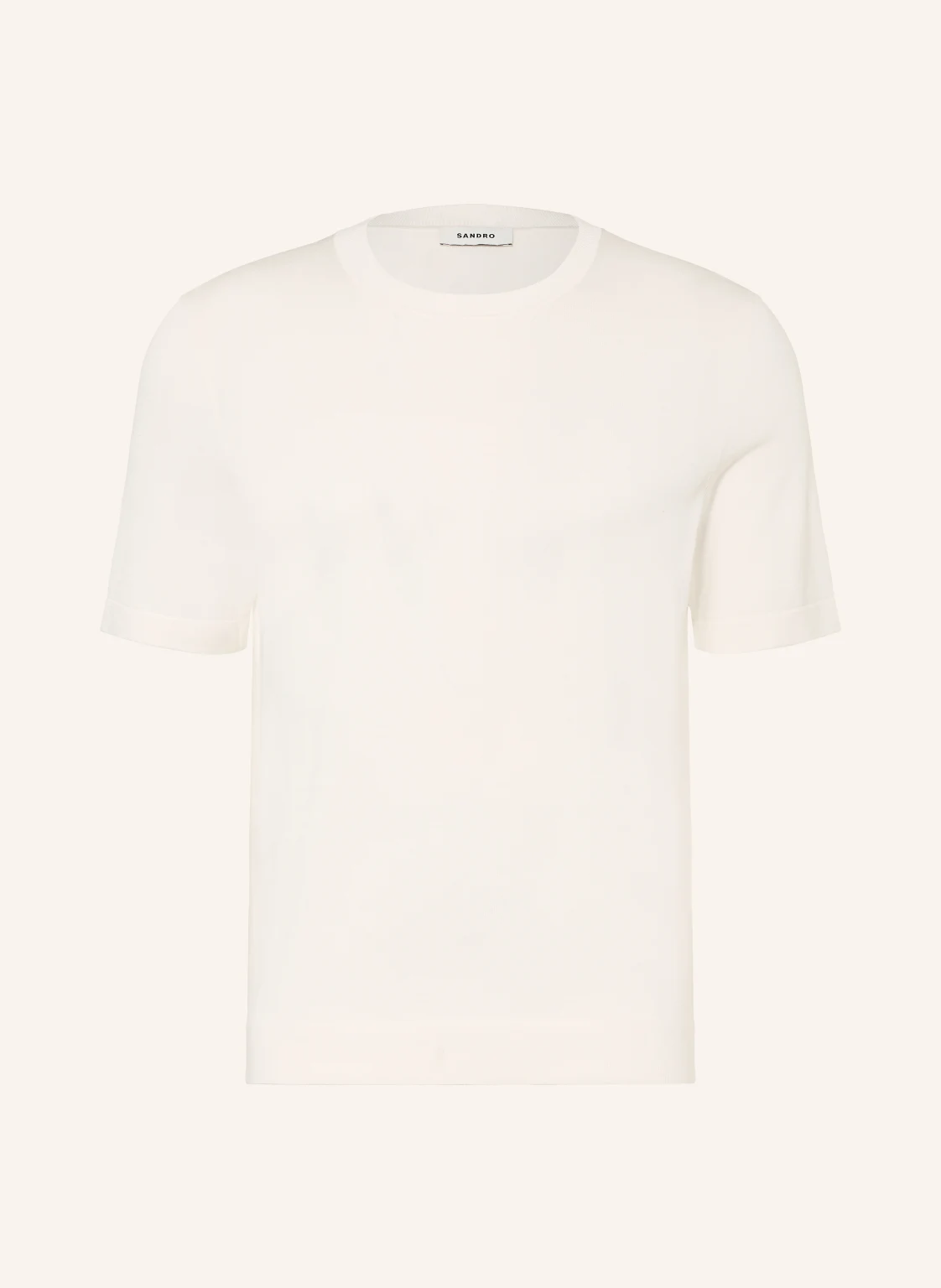 SANDRO Strickshirt mit Seide