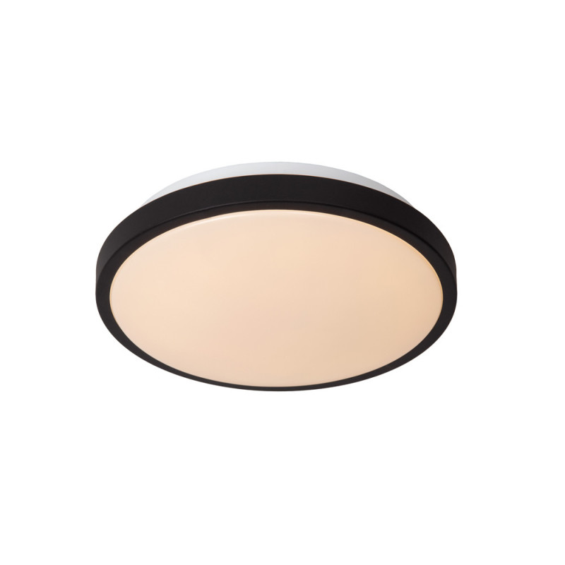 Plafonnier Dasher noir IP44 700 lm 12 W LUCIDE