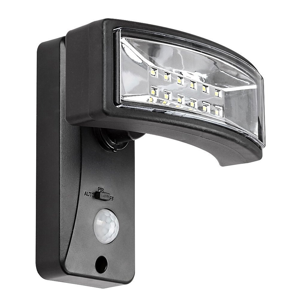 Kinkiet zewnętrzny solarny z czujnikiem LED 2.4W czarny Rabalux