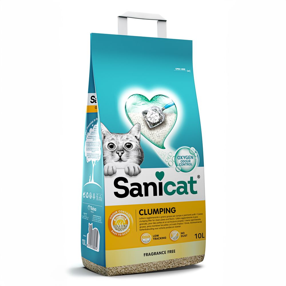 Sanicat Fragrance Free Clumping Cat Litter