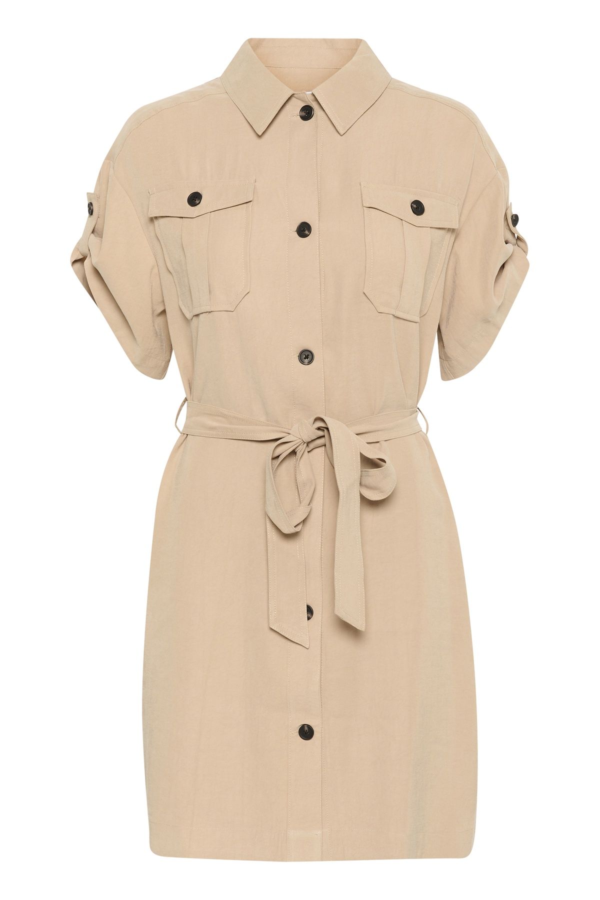 Saint Tropez LenoreSZ Collared Kelp Dress