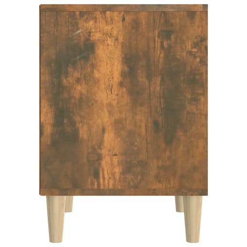 NNEVL Bedside Cabinets 2 pcs Smoked Oak 40x35x50 cm