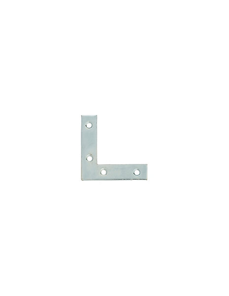 Equerre de fenêtre pour porte,50x50x12,5mm, bouts carrés, acier zingué - THIRARD