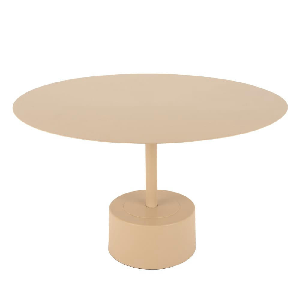 NOWA - Table d'appoint ronde en métal D55cm sable