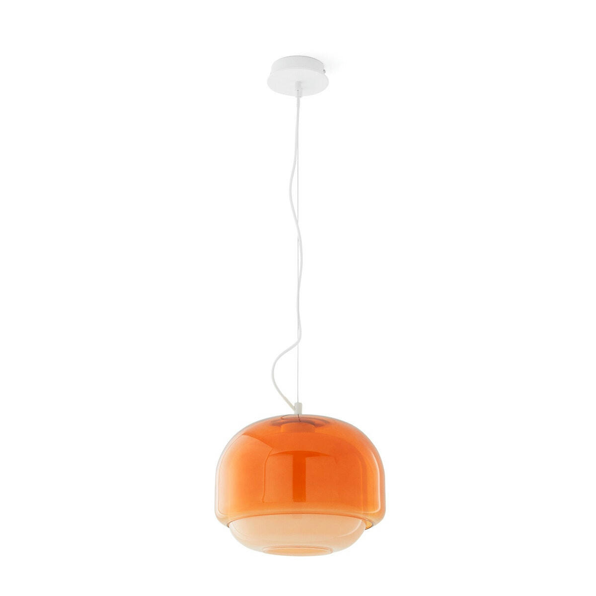 Suspension en verre coloré Ø30,5 cm, Kinoko