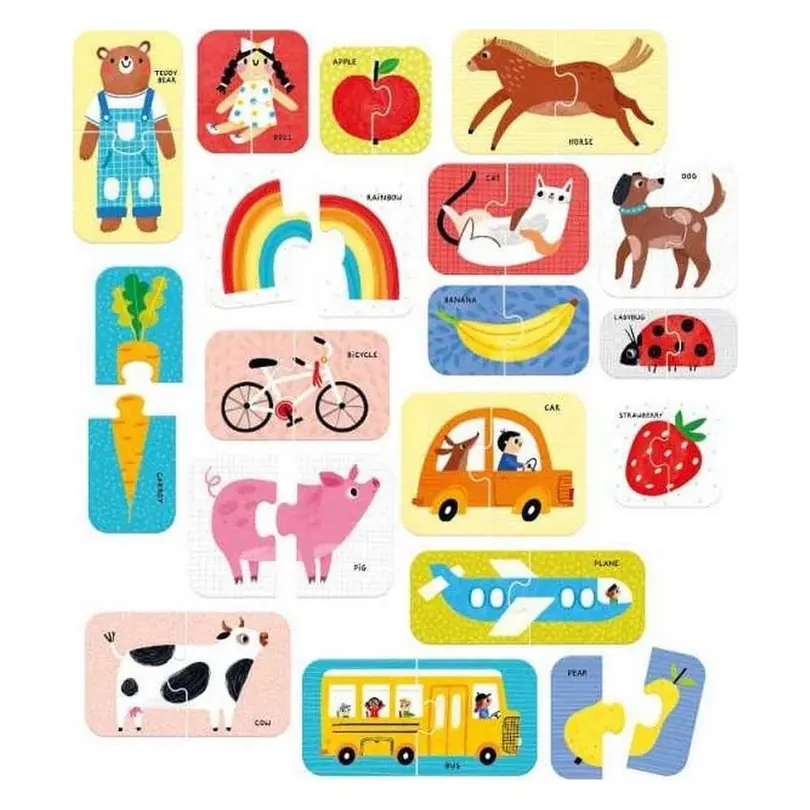 Puzzle 18-teilig Wilde Tiere