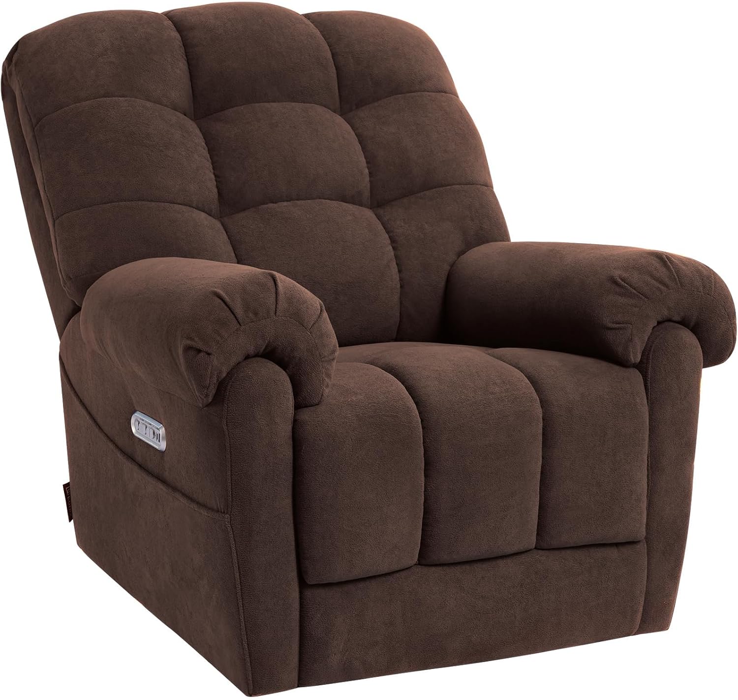EONIX Mordern Massage Rocker Recliner Chair, Dual Motor Power Rocking Recliners for Small Spaces, Lazy Boy Recliner Chair with Heat and Massage for Living Room, Bedroom, Study, Coffee