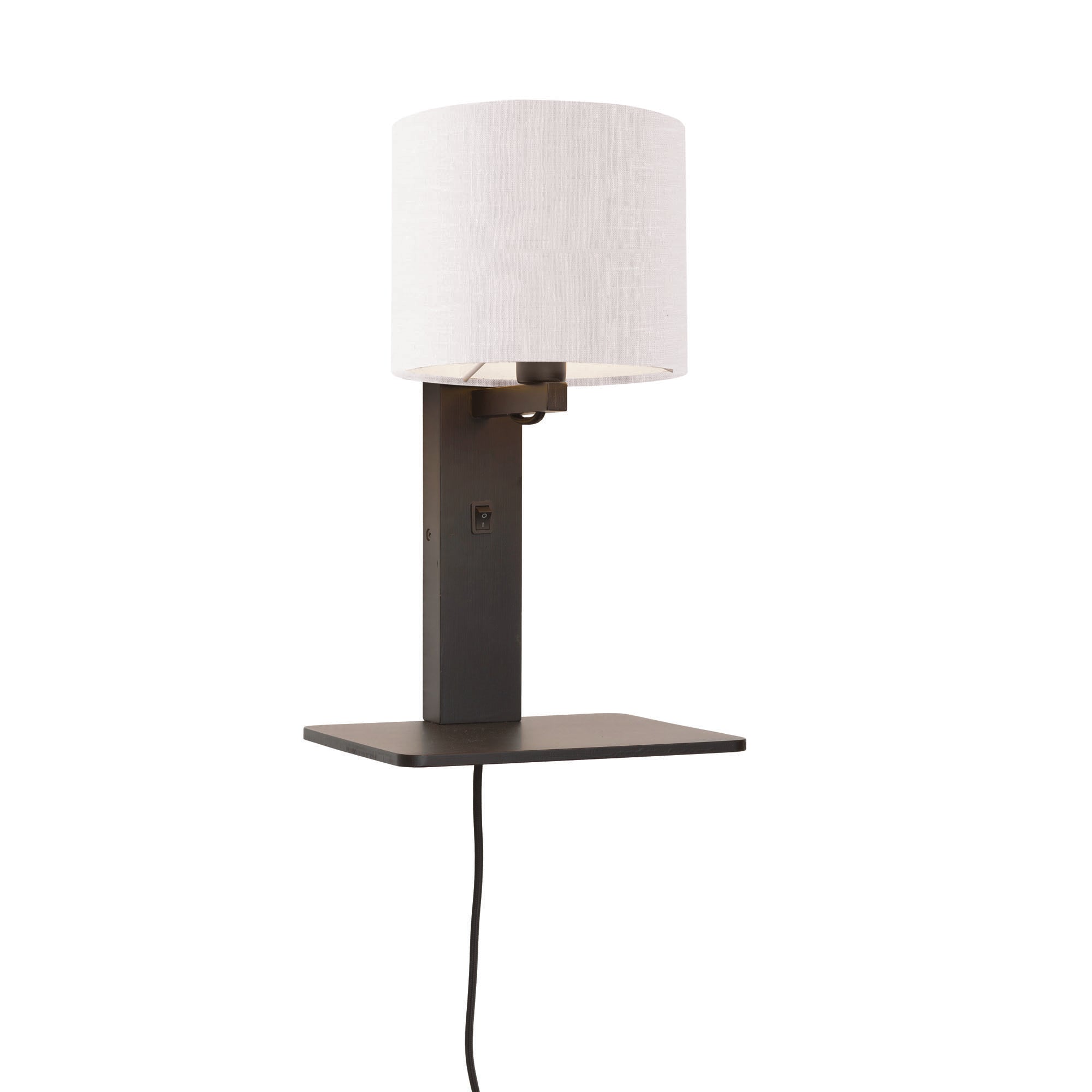 GOOD&MOJO wandlamp Andes - zwart - 19x24x36cm