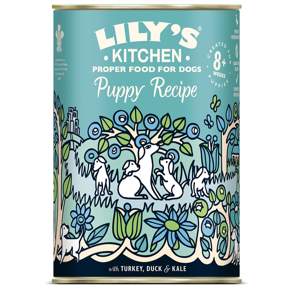 Lily's Kitchen Puppy Recipe with Turkey, Duck & Kale