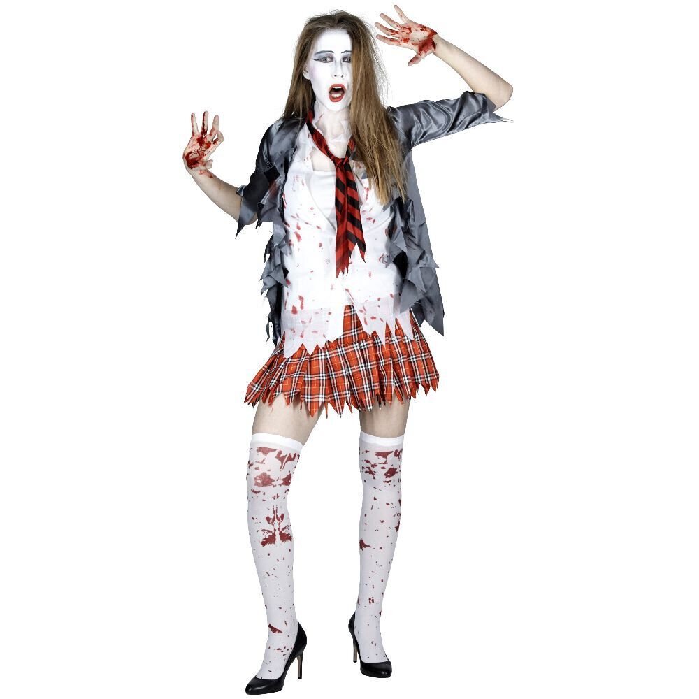 Déguisement adulte Halloween écolière ensanglantée - Taille L
