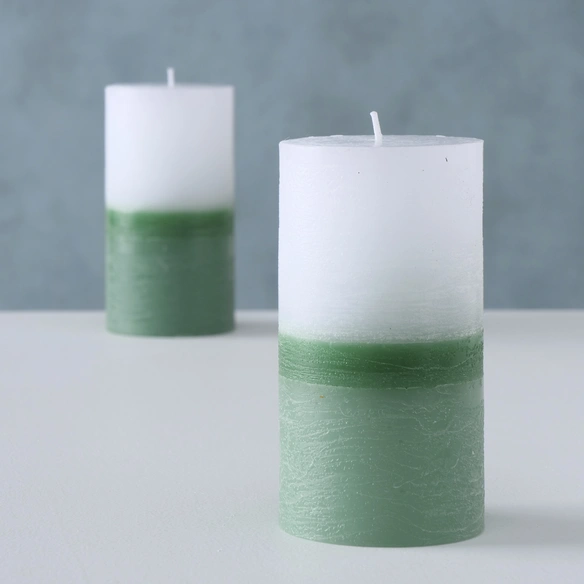 Stumpenkerze »Verde«, bunt