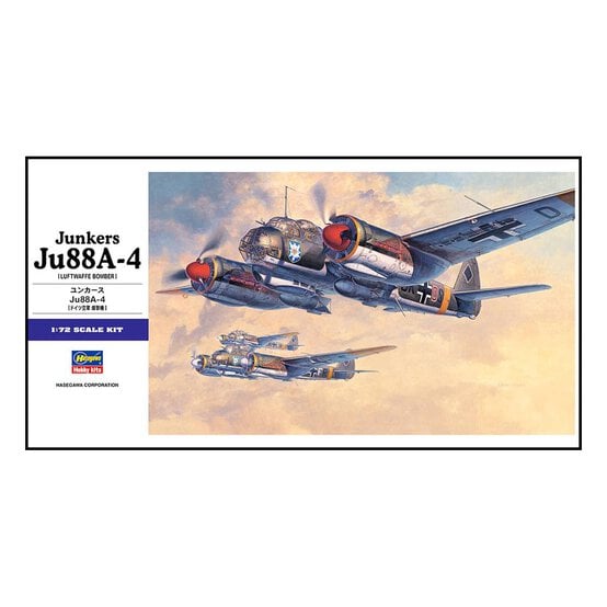 Hasegawa Junkers Ju 88A-4 Model Kit 1:72