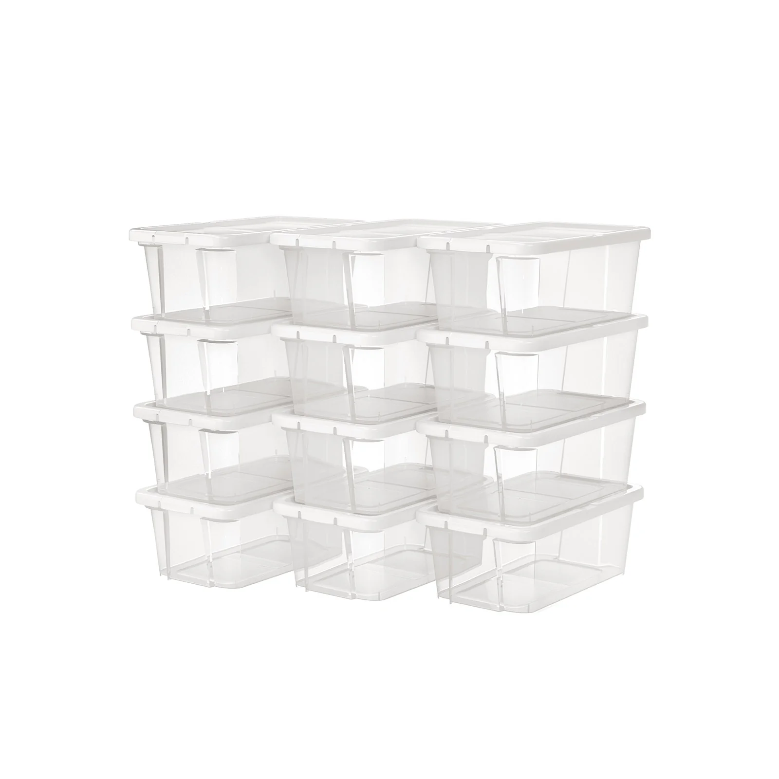 12 Boites L transparent