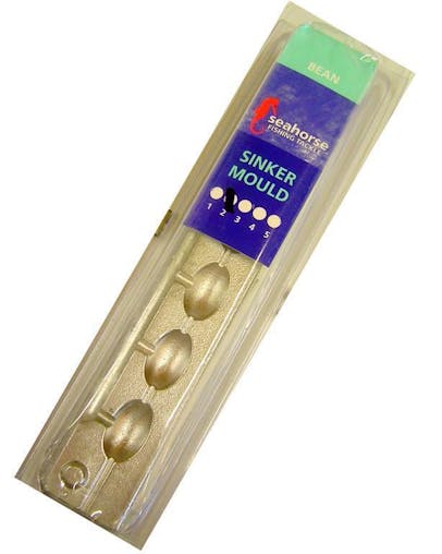 Seahorse 2 Bean Sinker Mould - Makes 6 Sinkers- Made In Australia