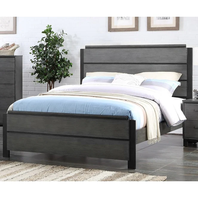 Carlos Modern Bedroom Set (Full/ Queen) (4pc/ 5pc)