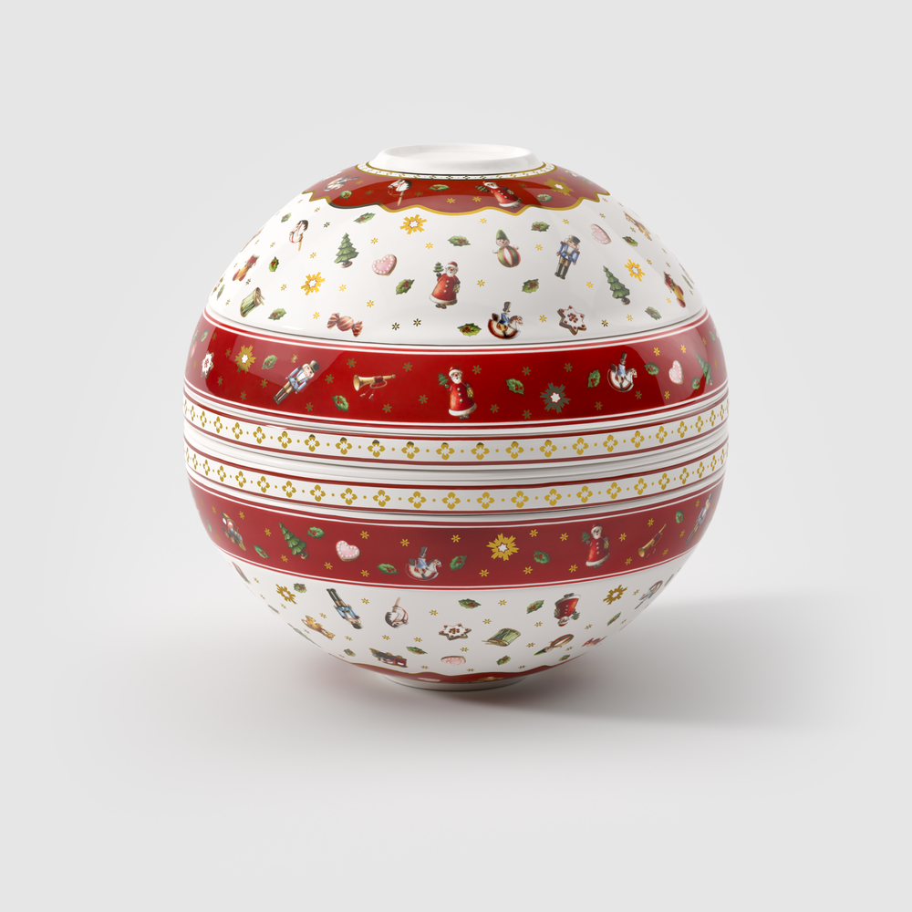 Toy's Delight Dinnerware set - Red, Premium Porcelain