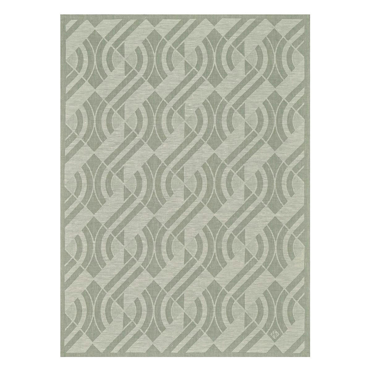 NÉO - Torchon en lin emeraude 60 x 80