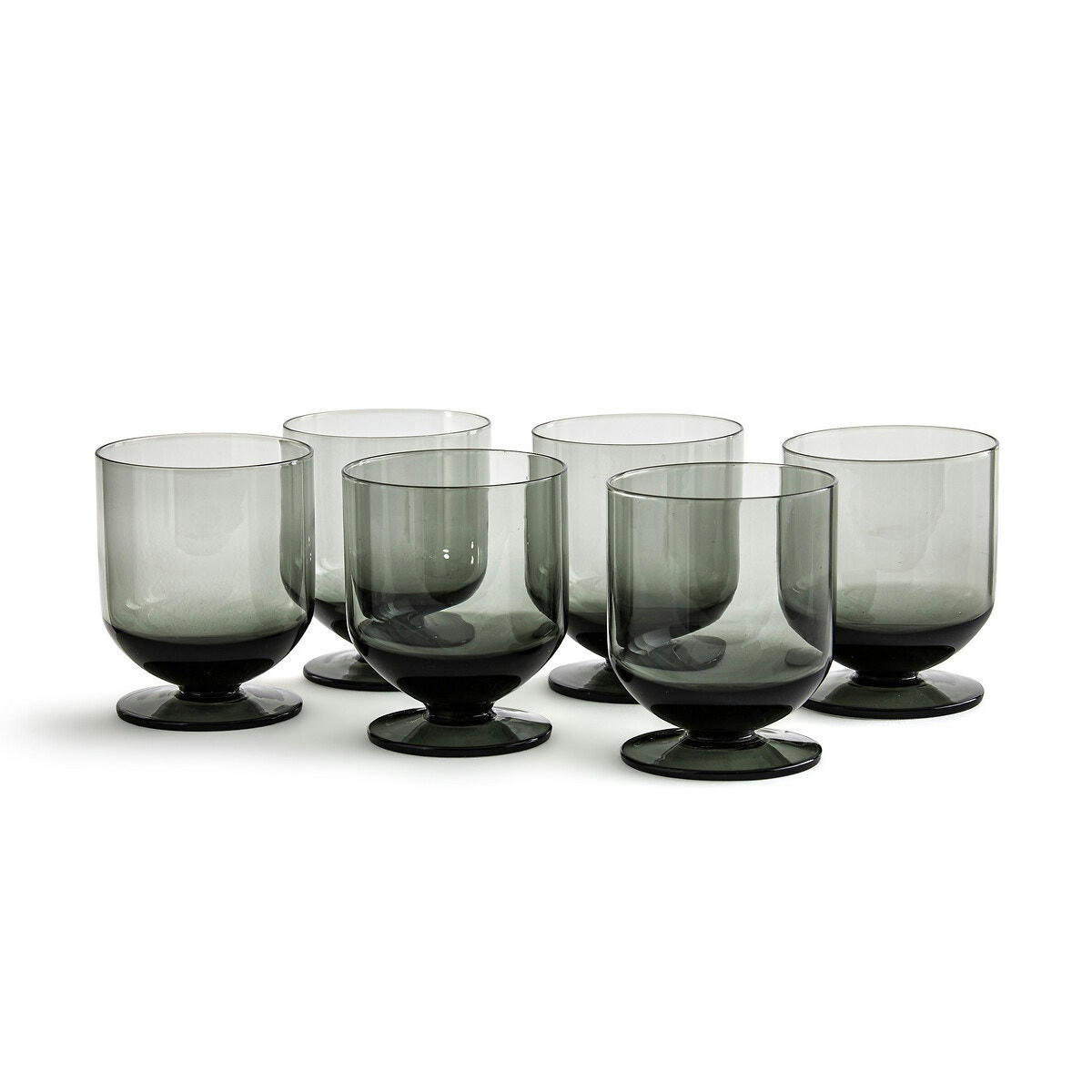 Lot de 6 verres à pied, Manille