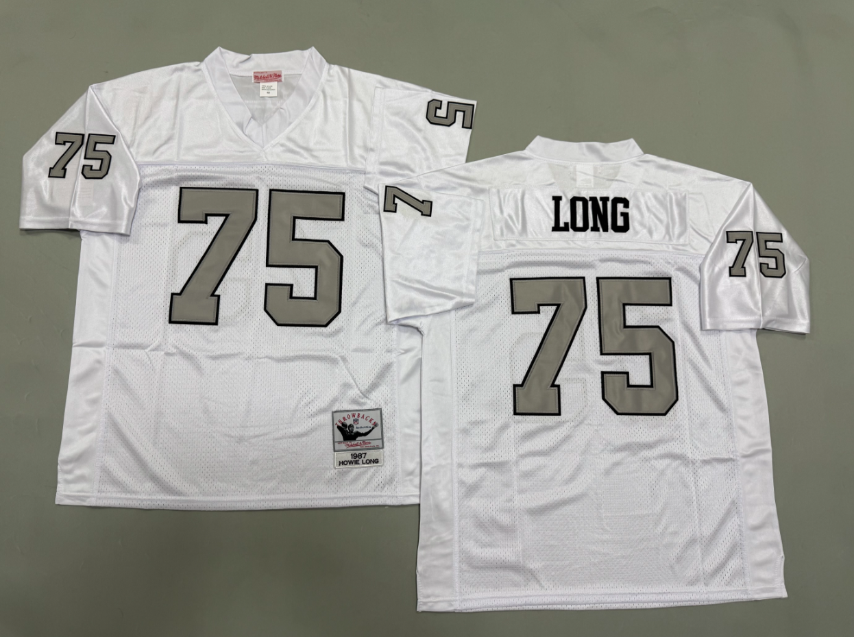 Howie Long Las Vegas Raiders Authentic Throwback Retired Player Jersey