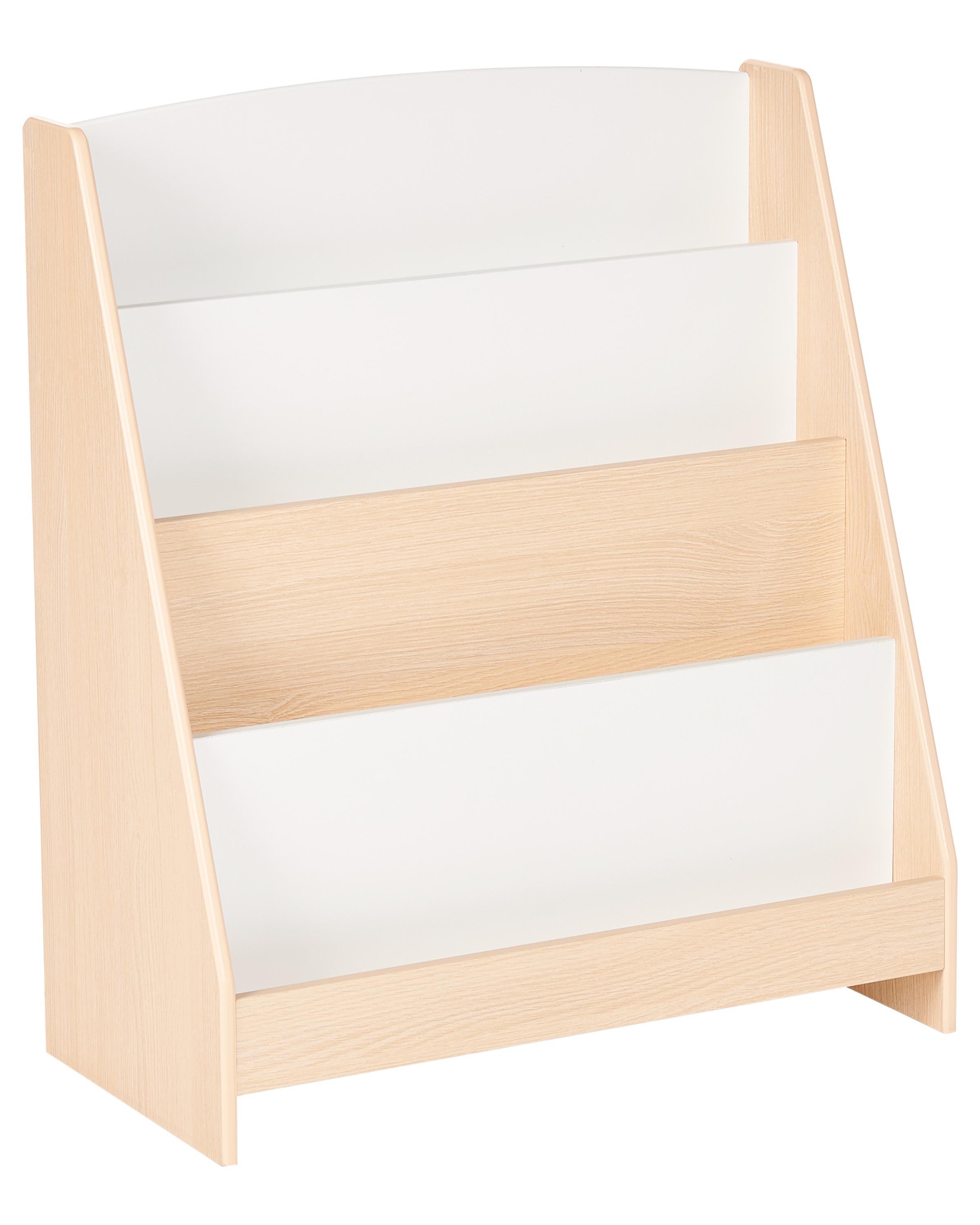 3 Tier Bookcase LILOET 102 cm White