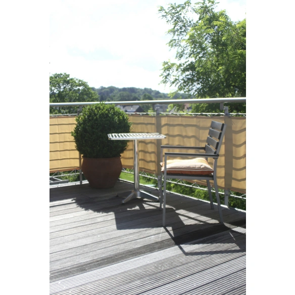Balkonverkleidung, Polyester, HxL: 65 x 300 cm