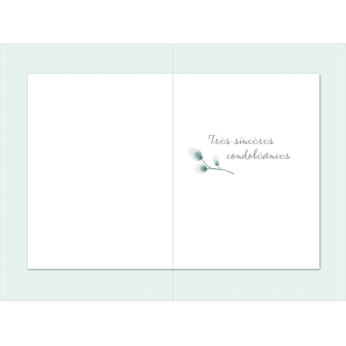 - Carte Très Sincères Condoléances