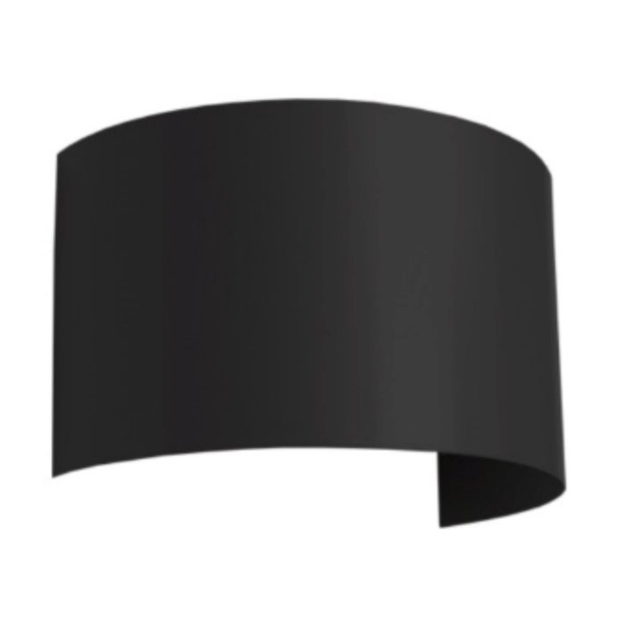 Kinkiet Fold Black Dyskretne Miękkie Światło
