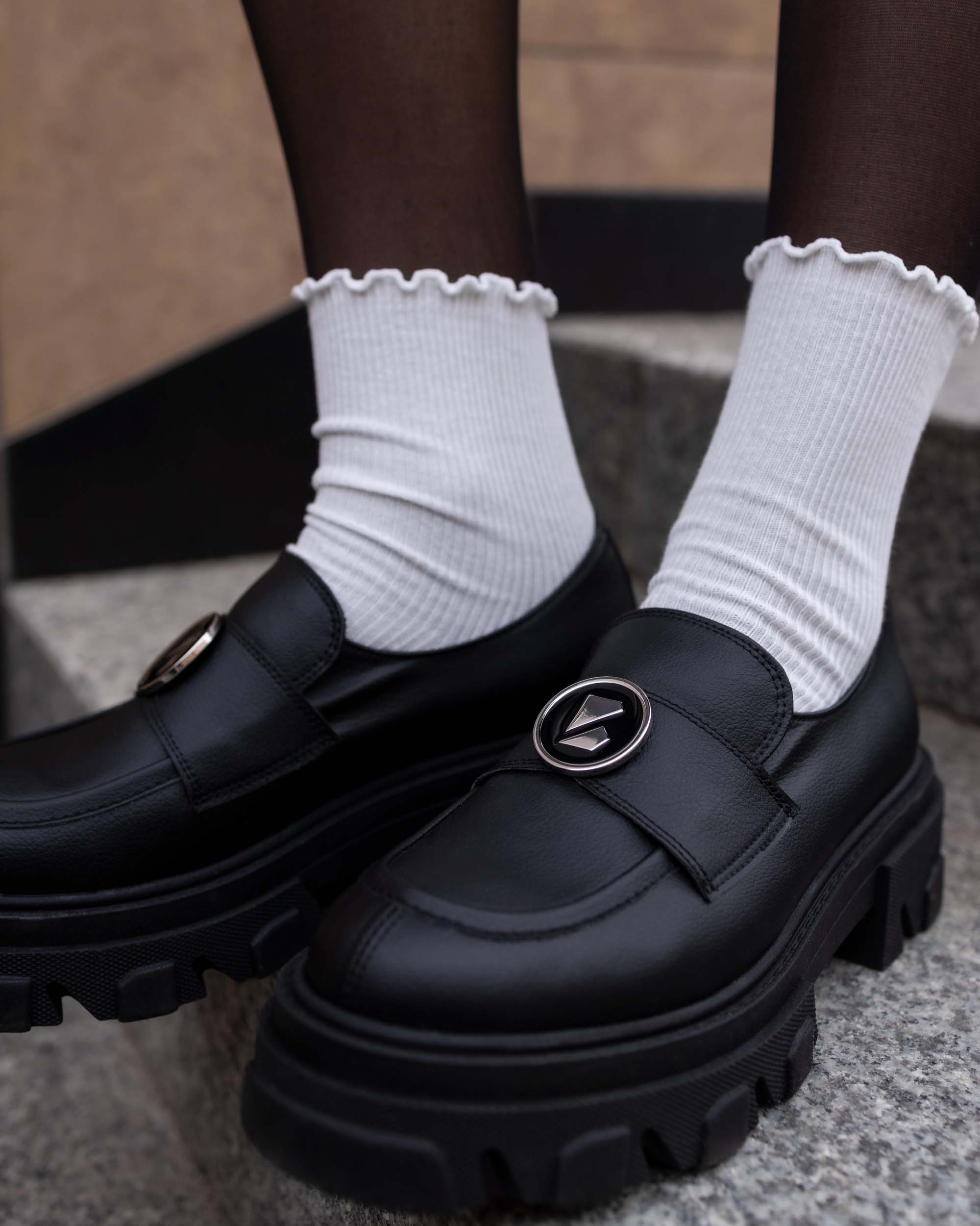 BOHEMA - Blocky Loafers, ze skóry roślinnej, polska rodzinna marka