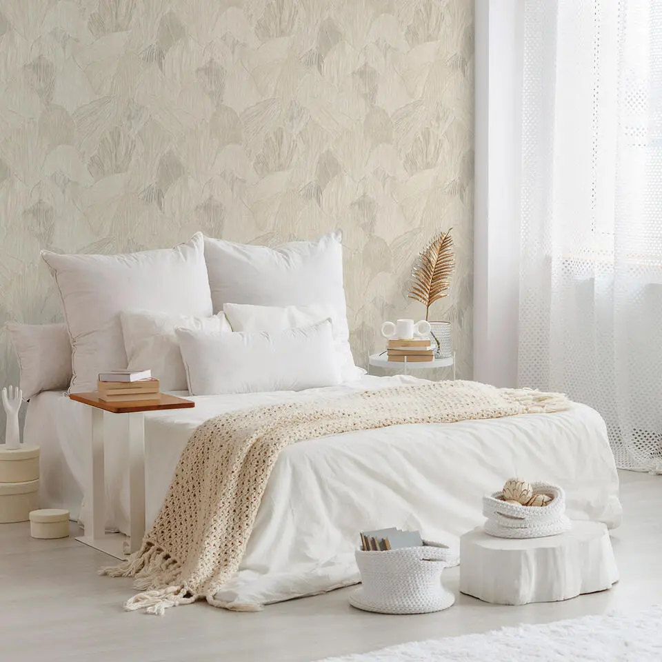 Sanders & Sanders behang figuratief motief beige - 53 cm x 10,05 m