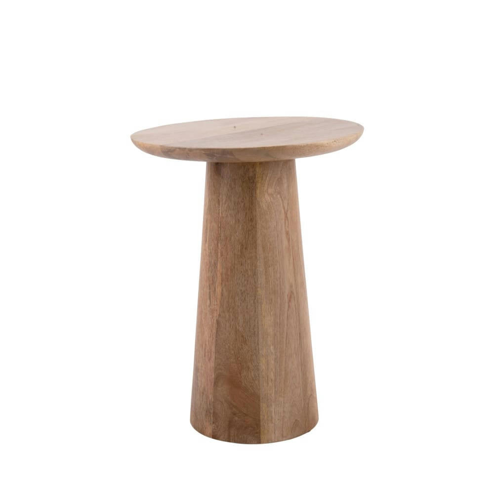 FORCE - Table d'appoint en bois de manguier D35,5cm bois clair