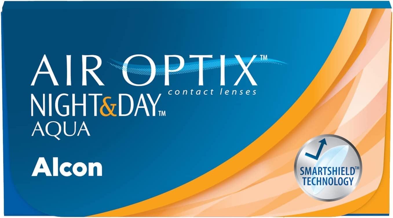 Air Optix Night & Day monthly contact lenses, soft, 6 pieces, BC 8.6 mm / DIA 13.8 mm / -3.25 diopters