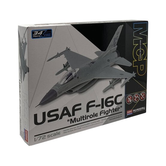 Academy USAF F-16C Multirole Fighter Model Kit 1:72