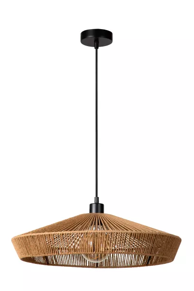 Lampa wisząca jasne drewno YUNKAI 1xE27x60W wym: 145x50x50 cm Lucide