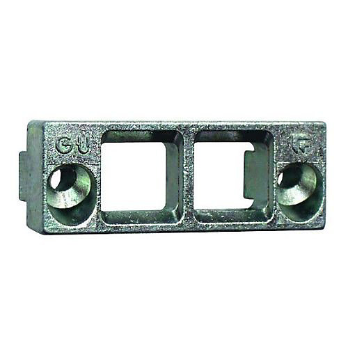Gâche triangle double jeu de 12 mm rainure 6/8x4mm - FERCO - E-16678-00-0-1