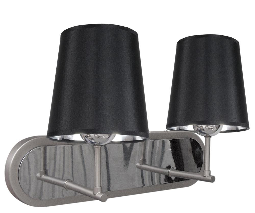 Lampa kinkiet MILONGA 2x60w e27 satyna