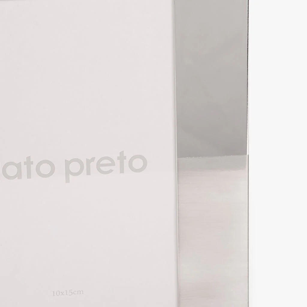 Moldura Tons Prateado 10x15 SHINY & BRUSHED