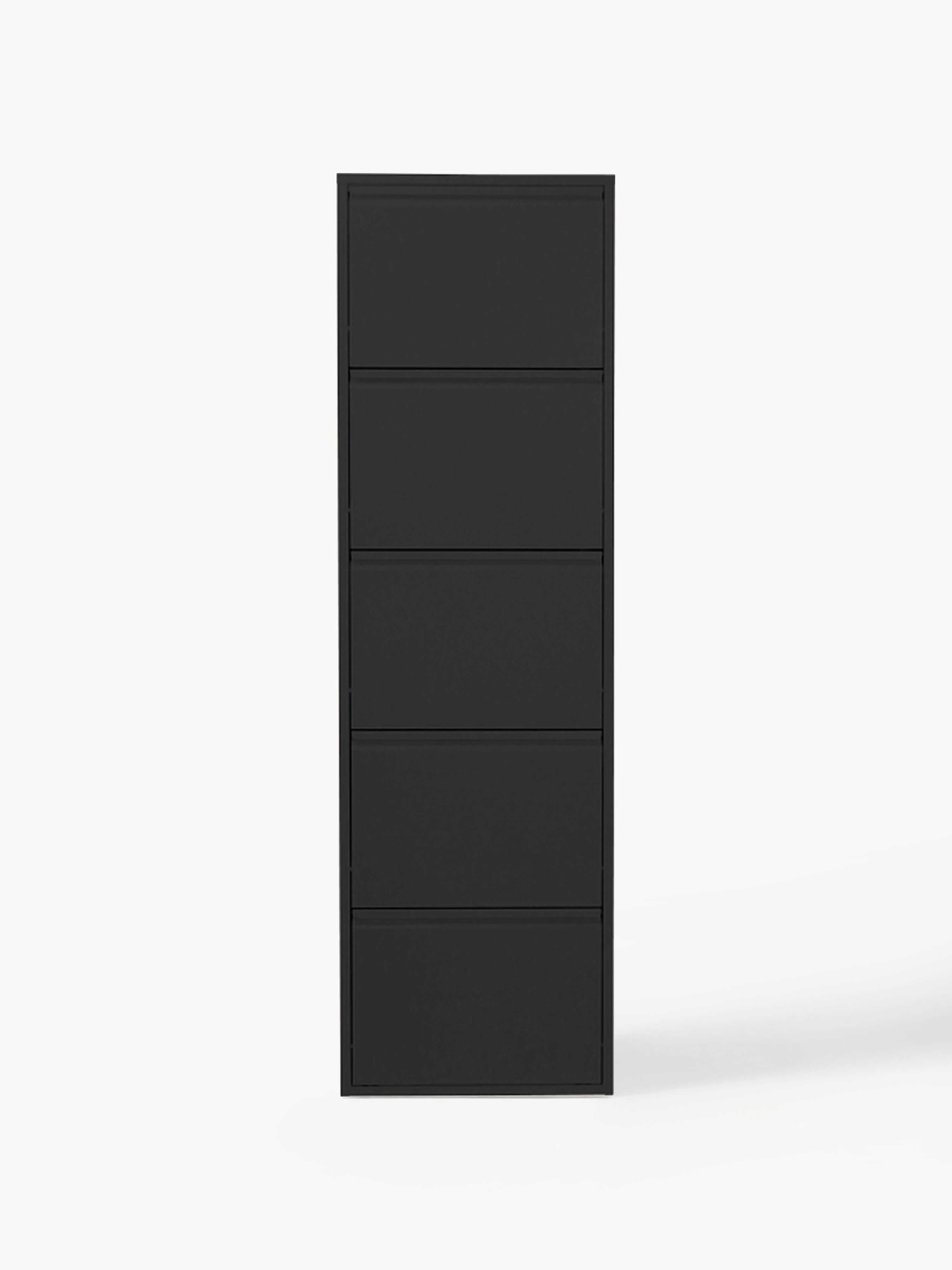 Wand-Schuhschrank Caruso mit Klappfächern