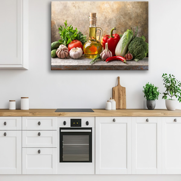 Feeby Obraz na płótnie, Warzywa do Kuchni 60x40