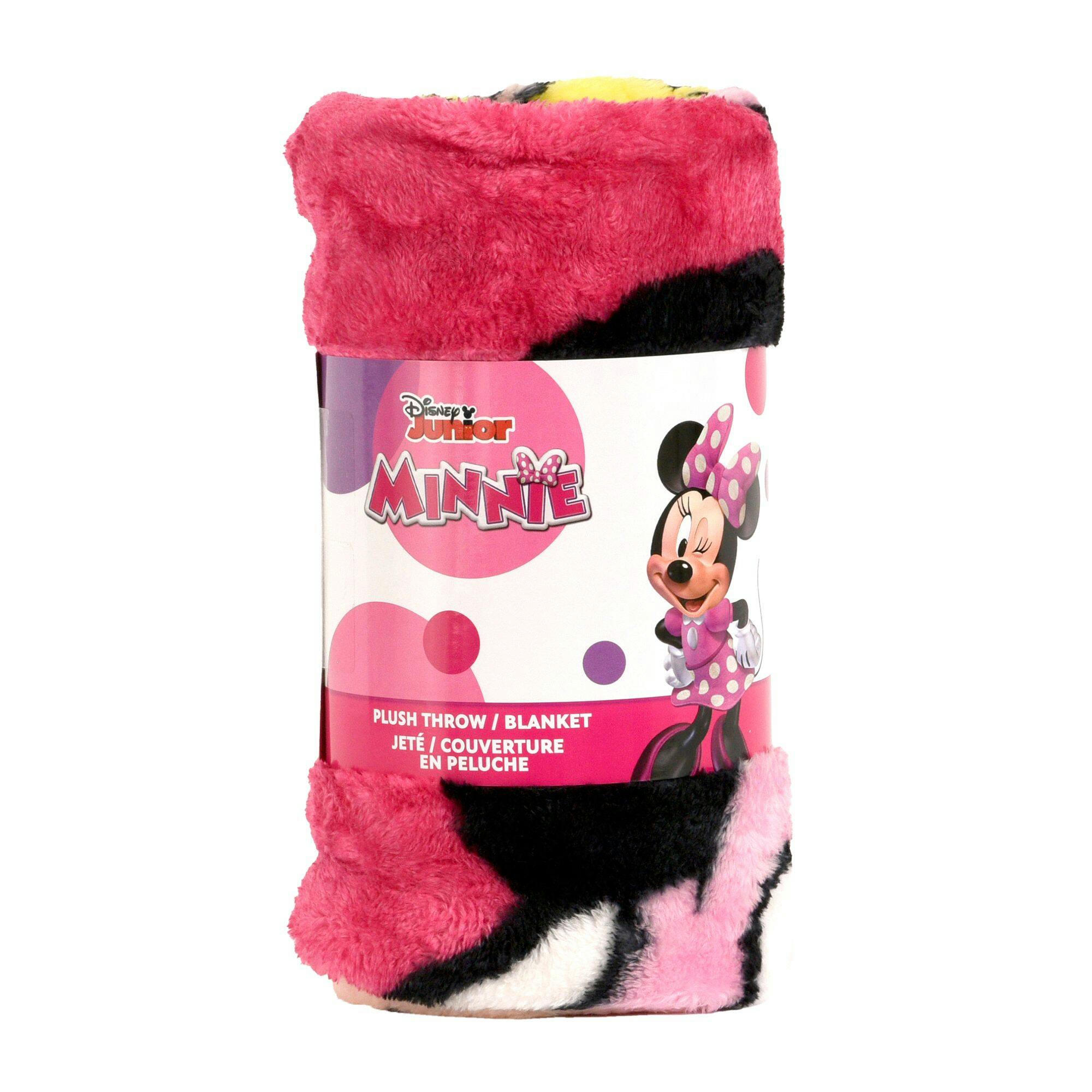 Nemcor Disney Minnie Mouse Plush Throw Blanket, 40 x 50-in