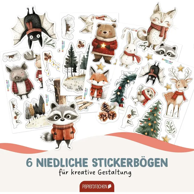 Fensterdeko 6er-Set Dekoration