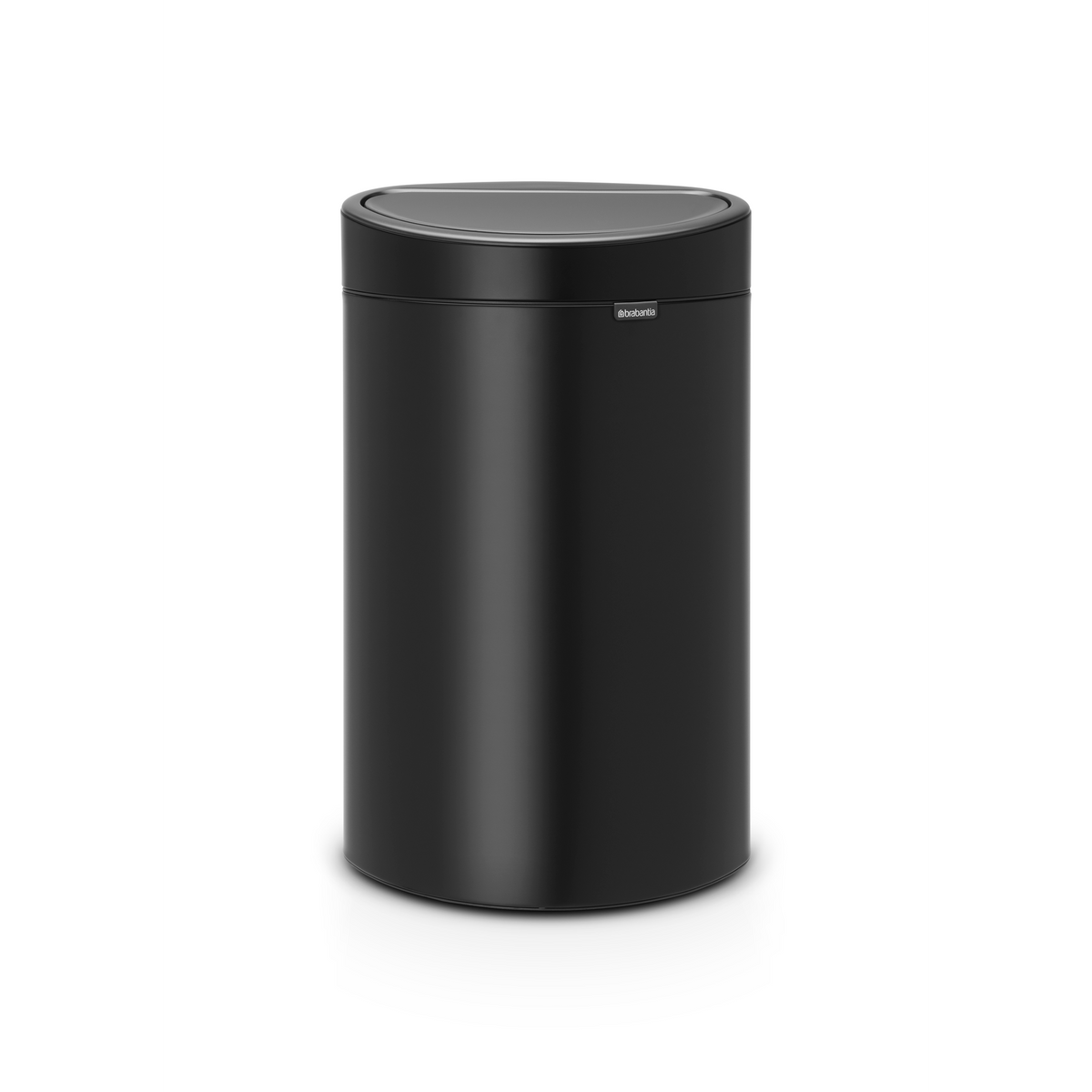 Brabantia Touch Bin New afvalemmer, 40 liter, kunststof binnenemmer - Matt Black