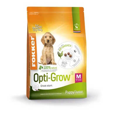 Fokker Puppy/Junior Medium Opti-Grow Dog Food