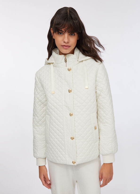 Cappotto in nylon trapuntato